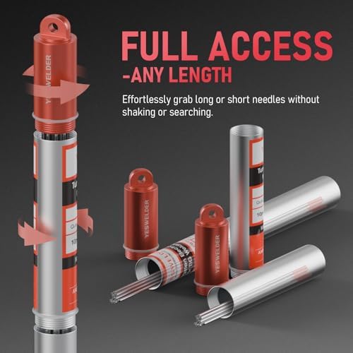 YESWELDER TIG Welding Tungsten Electrode Red Tip