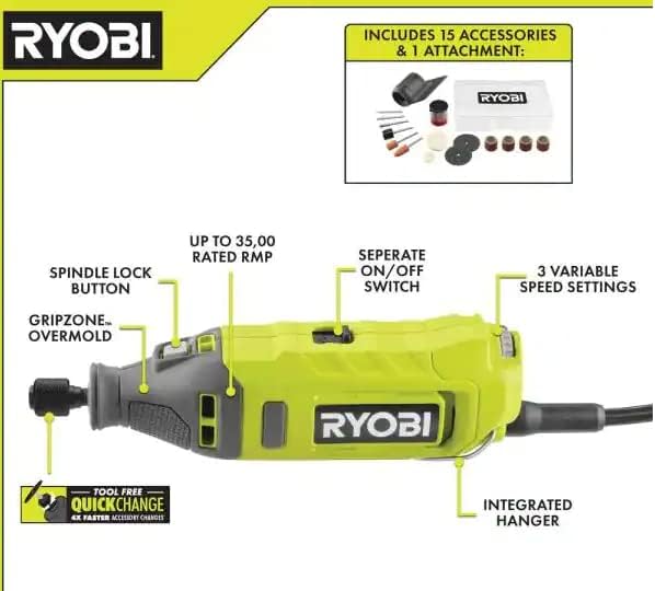 Ryobi 1.2 Amp Rotary Tool