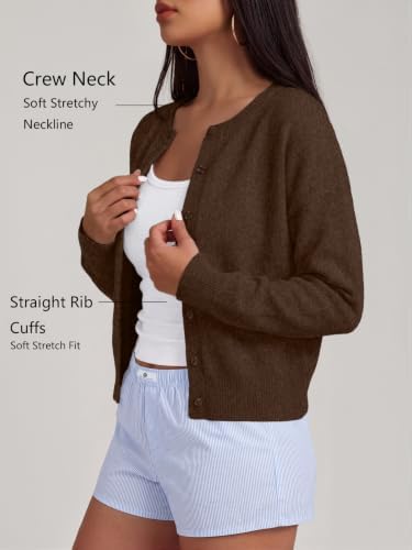 Trendy Queen Cropped Cardigan Sweaters for Women Fall Fashion Clothes 2026