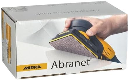 Mirka 9A-129-240 3 x 4-Inch 240 Grit Mesh Abrasive Dust Free Sanding Sheets, Box of 50 Sheets