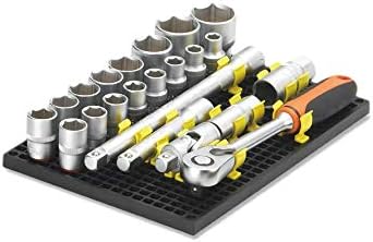 Organizer Genie - Four Blue Pegboard Set to organize your Sockets, Wrenches, Pliers, Screwdrivers, Bits and All Other Tools Large