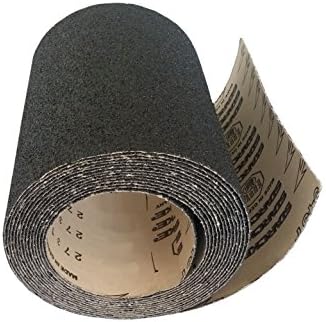 8 Inch x 5 Meters Starcke Sandpaper Rolls - 36 Grit Silicon Carbide Sand Paper Rolls, Heavy Duty Roll Sandpaper Sheets for Wood, Stone, Concrete and Plastics, Auto Sandpapers, Wood Floor Sanders
