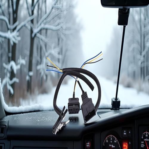 3 Pin Plow Side Wiring Harness, Truck and Plow Side Repair Harness Kit Fit for Western Fisher Plow Repair Ends Truck Side, Replace 27063 26359 27063W Connector Waterproof 3 Plug Repair End Set