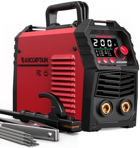 ARCCAPTAIN 200A Pulse Stick Welder, ARC/Lift TIG Welding Machine 10PCS Rods