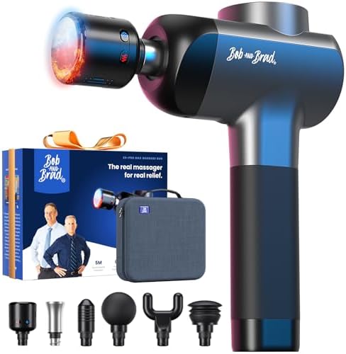 BOB AND BRAD X6 Pro Max Massage Gun with Heat and Cold, FSA Eligible HSA