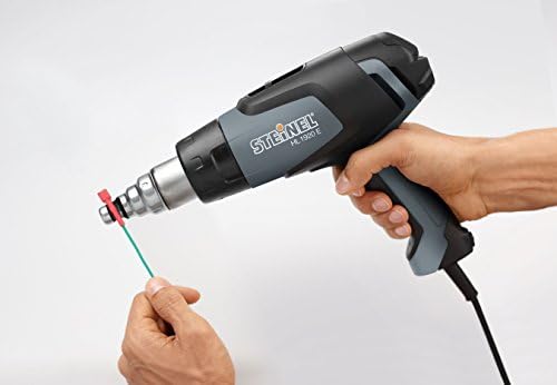 Steinel HL 1920 E Platinum Kit - Heat Tool Kit incl. Heat Gun with Variable Temperature & Airflow, hot air Gun kit for desoldering, Welding Plastics, evenly Drying Filler