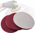 LiME LiNE 6" Hook & Loop Scuffing Discs for Orbital Dual Action Sanders, (Red 3 Pack)