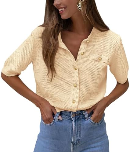 PRETTYGARDEN Women's Summer Casual Button Down Shirts
