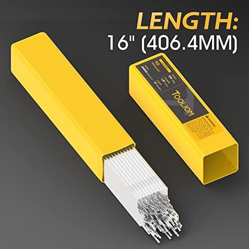 TOOLIOM ER4043 Aluminum TIG Welding Rod, 1/8 x 16", 5 lb