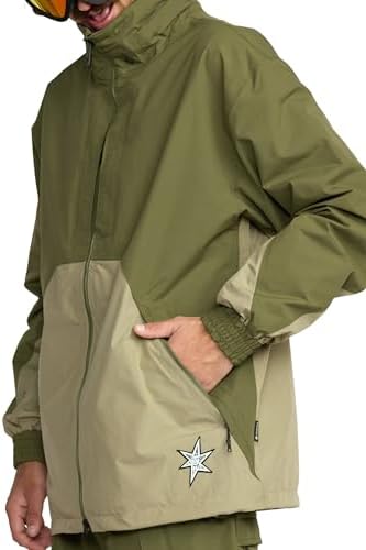 Volcom Men's Longo Signature GORE-TEX Snowboard Jacket – Waterproof Snow Jacket with Zip Tech