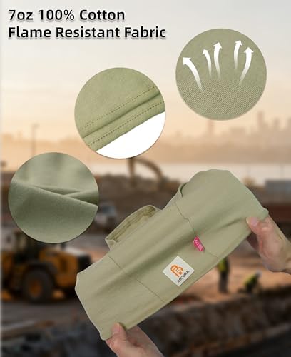 BOCOMAL FR Balaclava with Face Mask 7oz Midweight Arc Rated NFPA2112 CAT2