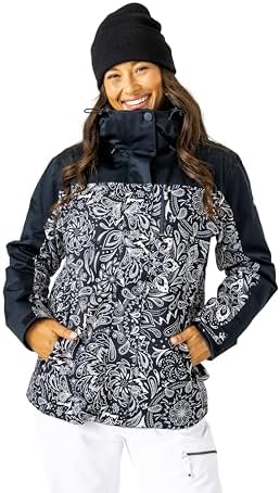Roxy Women's Jetty 3-in-1 Snow Jacket – 10k Waterproof, Insulated, Pfas-free, Removable Inner Layer