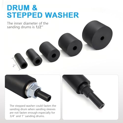 2’’ Drill Press Sanding Spindle Kit,Spindle Sander Drum Kit