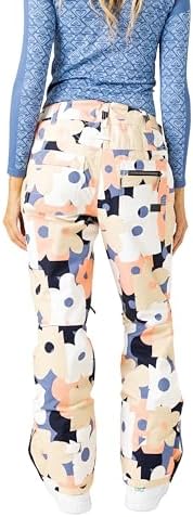 Roxy Women's Nadia Ski Pant – 10K Waterproof, Insulated, PFAS-Free, Adjustable Waist & Snow Gaiters