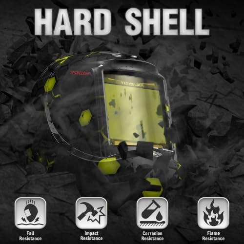 YESWELDER Auto Darkening Welding Helmet, Large View, LYG-M800H-A