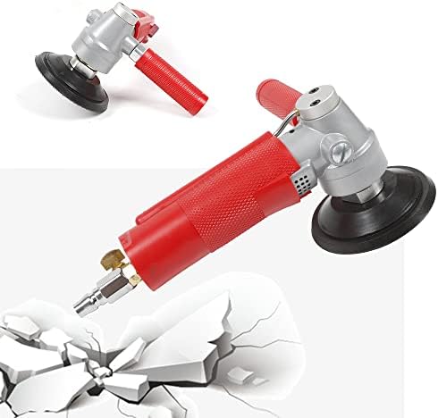 4" Pneumatic Wet Stone Polisher Air Wet Marble Grinder Granite Wet Air Sander 4300RPM