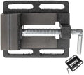 OSALADI 3-inch Cast Iron Drill Press Vise Table Vise Bench Clamp for Woodworking and Drilling Machines, Stable Workholding Device for Milling and Precision Tasks Random Color