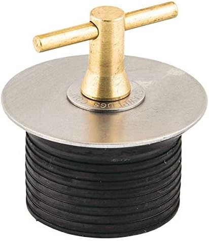 Expansion Plug, T-Handle, 2 in, Type: Turn-Tite