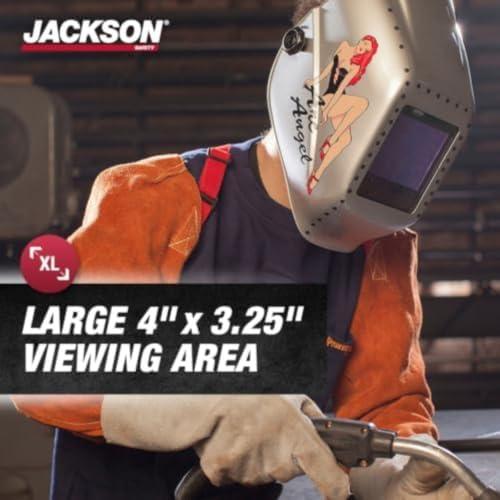 Jackson Safety TrueSight Auto Darkening Welding Helmet, ANSI Z87.1 ADF Hood