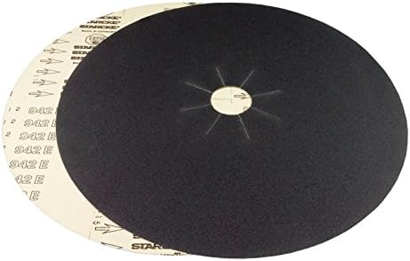 Starcke 16'' x 2'' Silicon Carbide Slotted Edger Floor Sanding Discs (10 Pack, 80 Grit)