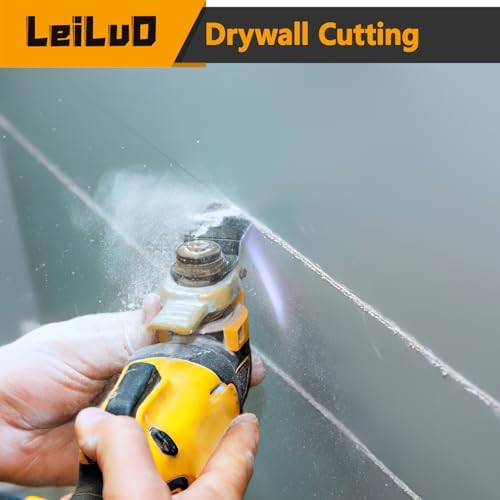 LEILUO 110Pcs Oscillating Saw Blades, Multitool Blade Set, Titanium Blade