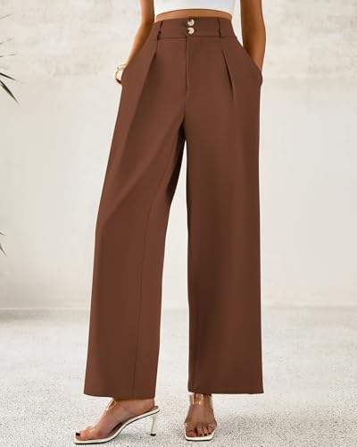 BTFBM Wide Leg Dress Pants Women Business Casual Outfits