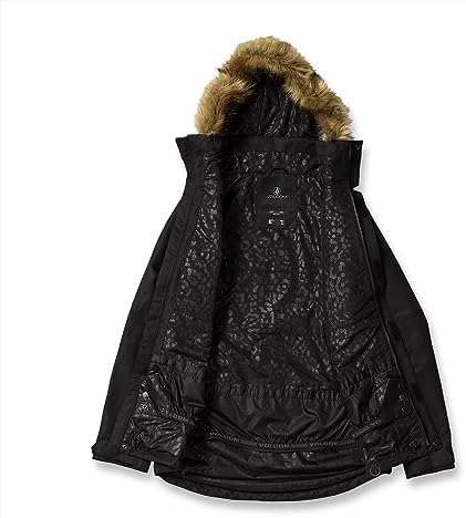 Volcom Women's Fawn Insulated Snowboard Ski Winter Hooded Jacket
