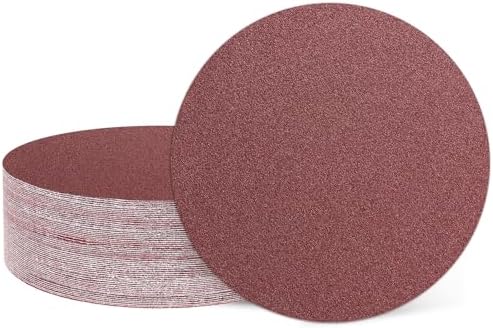 HARFINGTON 12 Pcs 2 Inch Sanding Discs 80 Grit Red Aluminum Oxide