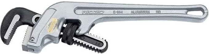 End Pipe Wrench, Aluminum, 18 in. L