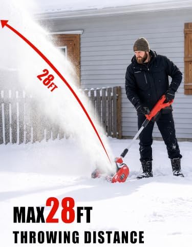 16" Cordless Snow Shovel Compatible with Milwaukee M18 Battery (Bare Tool)