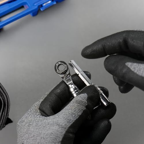 711L Mini Ratchet Wrench TG Bundle with Magnetic Bit Extensions | 1/4" Double-Ended Bits Compatible EDC Ratchet with T-Handle & L-Handle 71143+7AX1C