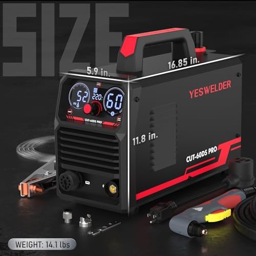 YESWELDER 60A Non-HF Plasma Cutter, Non-Torch Pilot Arc, 110/220V