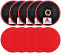 SHDIATOOL 4-Inch Backer Pad Backing pad of Foam Plastic Body with 5/8-Inch-11 Thread for Diamond Polishing Pads Pack of 10