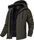 QPNGRP Mens Waterproof Ski Snowboard Jacket Winter Windproof Snow Coat