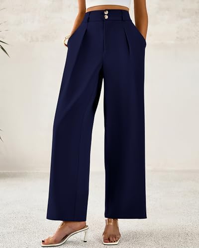BTFBM Wide Leg Dress Pants Women Business Casual Outfits