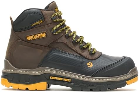 Wolverine Men's Overpass Composite Toe Waterproof Work Boots