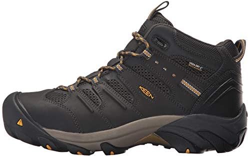 KEEN Utility Men's Lansing Mid Height Steel Toe Waterproof Work Boots