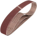 HARFINGTON 1-1/2 x 12 Inch Sanding Belts, 3 Pcs 80 Grit Aluminum Oxide Abrasive Belt Sander File Belt for Woodworking, Metal Polishing, Knife Sharpener