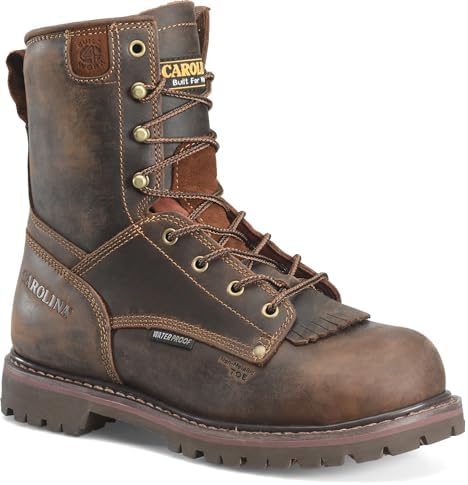 Carolina 28 Series 8" Composite Toe Waterproof Work Boots for Men, EH-Rated