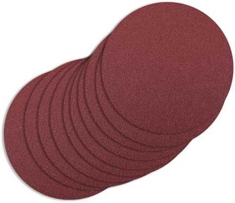 Utoolmart 80pcs 6" PSA Sanding Discs, 10 Each of 80/100/120/180/240/400/600/800 Grit, Self Adhesive Aluminum Oxide Sandpaper Discs for Random Orbital Sander Wood Metal Auto Dry Polishing