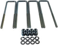 Square U-Bolts M14 x 1.5 Thread, Fits 2.5" Leaf Springs, Approx. 10.5" Inside Length W/Hardware