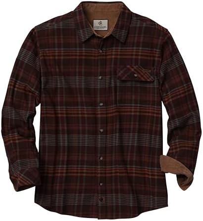 Legendary Whitetails Mens Flannel Long Sleeve Button Down 100% Cotton Shirt