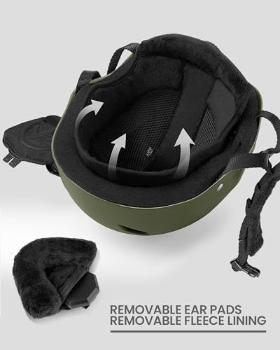 OutdoorMaster Kelvin Ski & Snowboard Helmet Set with RPO Goggles