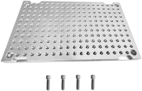 6" x 10" x 1/2" MIC7 Aluminum Fixture/Sacrificial Plate, Mini Pallet