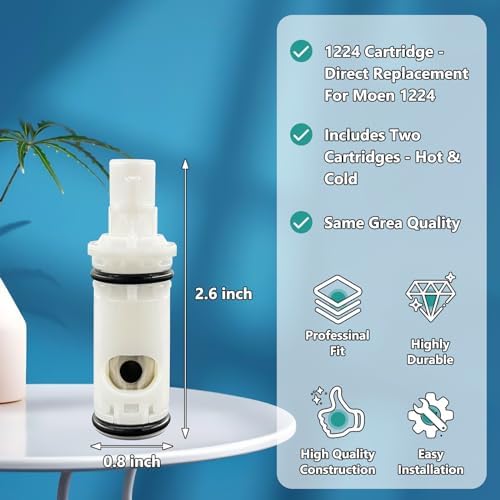 1224 Cartridge 14272 Retainer Removal Tool Compatible with Moen Faucet
