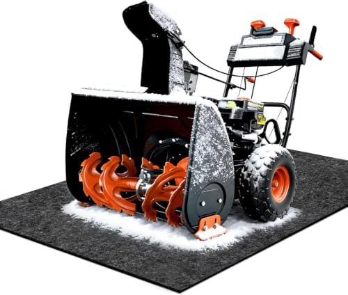 36x60in Snow Blower Mat, Absorbent Snow Blower Floor Mat