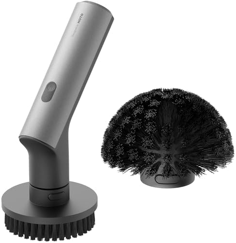 Hoto Electric Spin Scrubber Bundle with 1 Pcs Dome Replacement Brush Heads