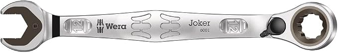 Wera 05020067001 6001 Joker Switch Ratcheting combination wrenches, with switch lever, 12 x 171 mm