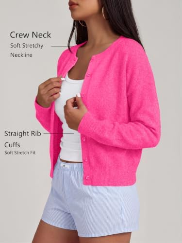 Trendy Queen Cropped Cardigan Sweaters for Women Fall Fashion Clothes 2026