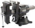 Yost Vises 760-DI Multi-Jaw Rotating Vise 6 Inch Jaw Width | 2 in 1 Multipurpose Bench and Pipe Vise | Secure Grip with Swivel Base | Made with a Combination of Ductile Iron & Hardened Steel